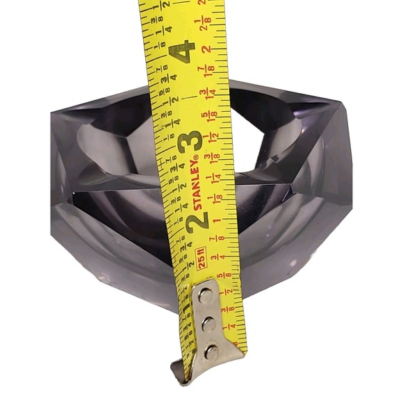 Mid-Century Faceted Murano Glass Ashtray/Bowl by Flavio Poli Seguso Italy - Picture 9 of 10